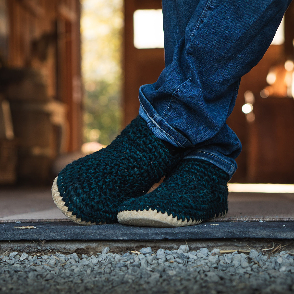 Wool 2024 slippers mens